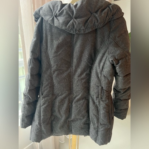 Extremely warm! Stylish grey puffer coat - Picture 4 of 9